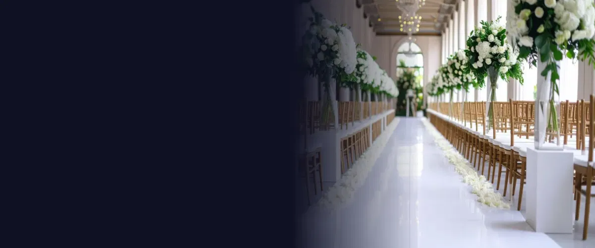 Wedding day coordination managing timeline, vendors, and event flow for a seamless celebration